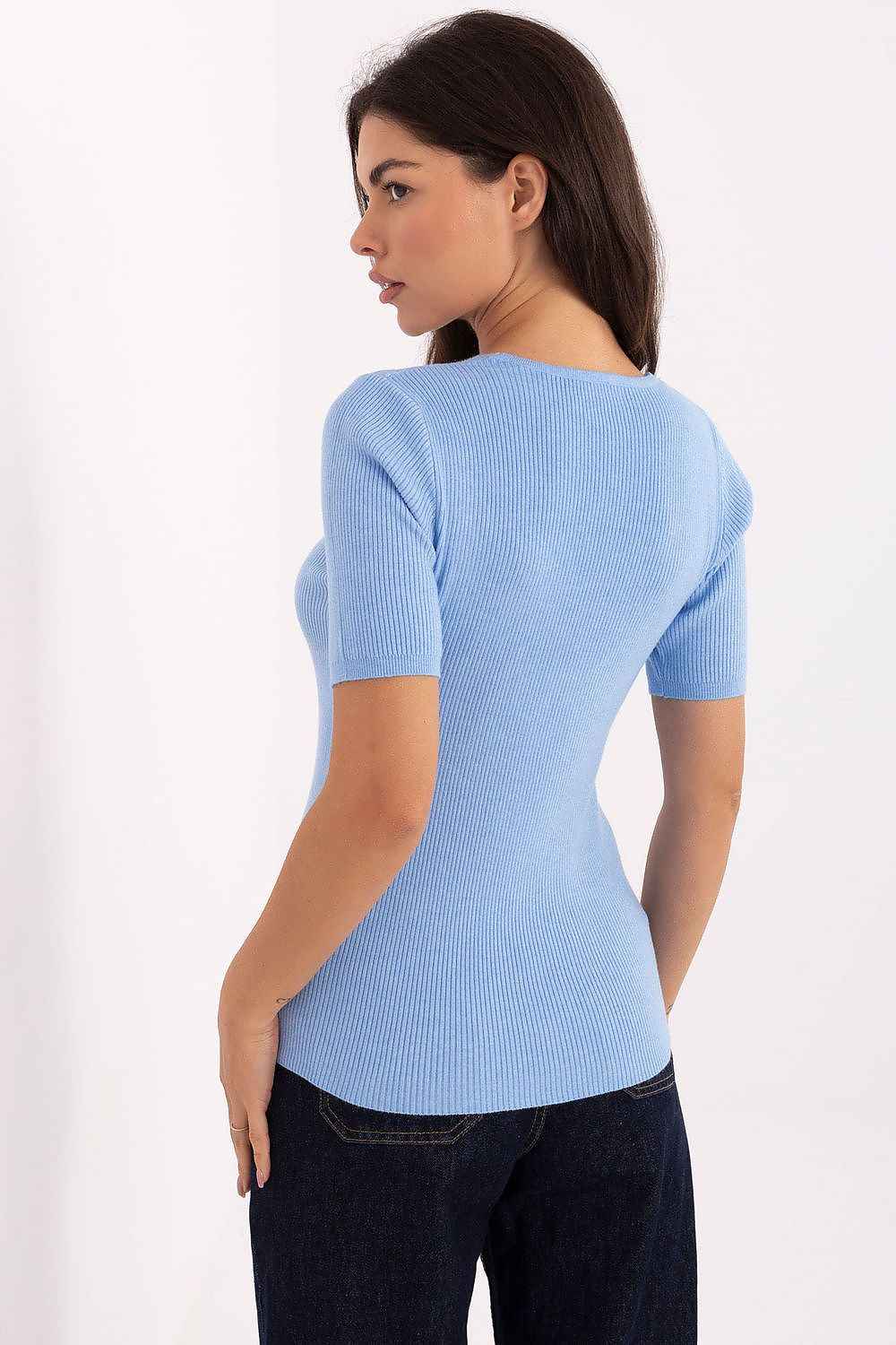 Short sleeve sweater model 217604