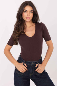 Short sleeve sweater model 217607