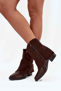 Heel boots model 217811