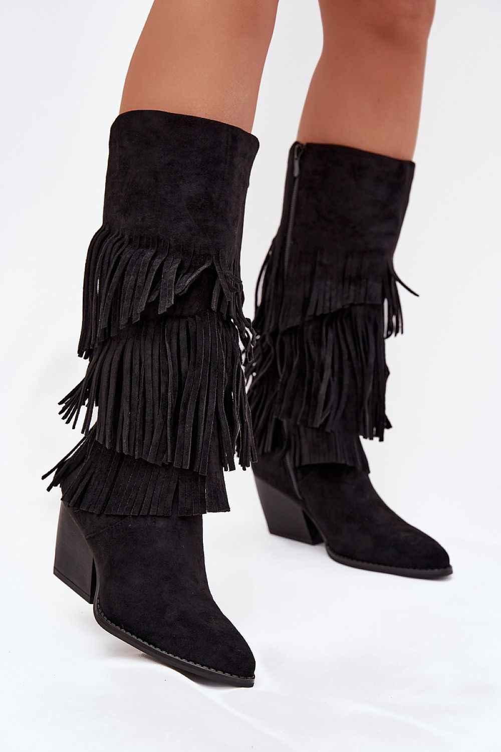 Heel boots model 217822