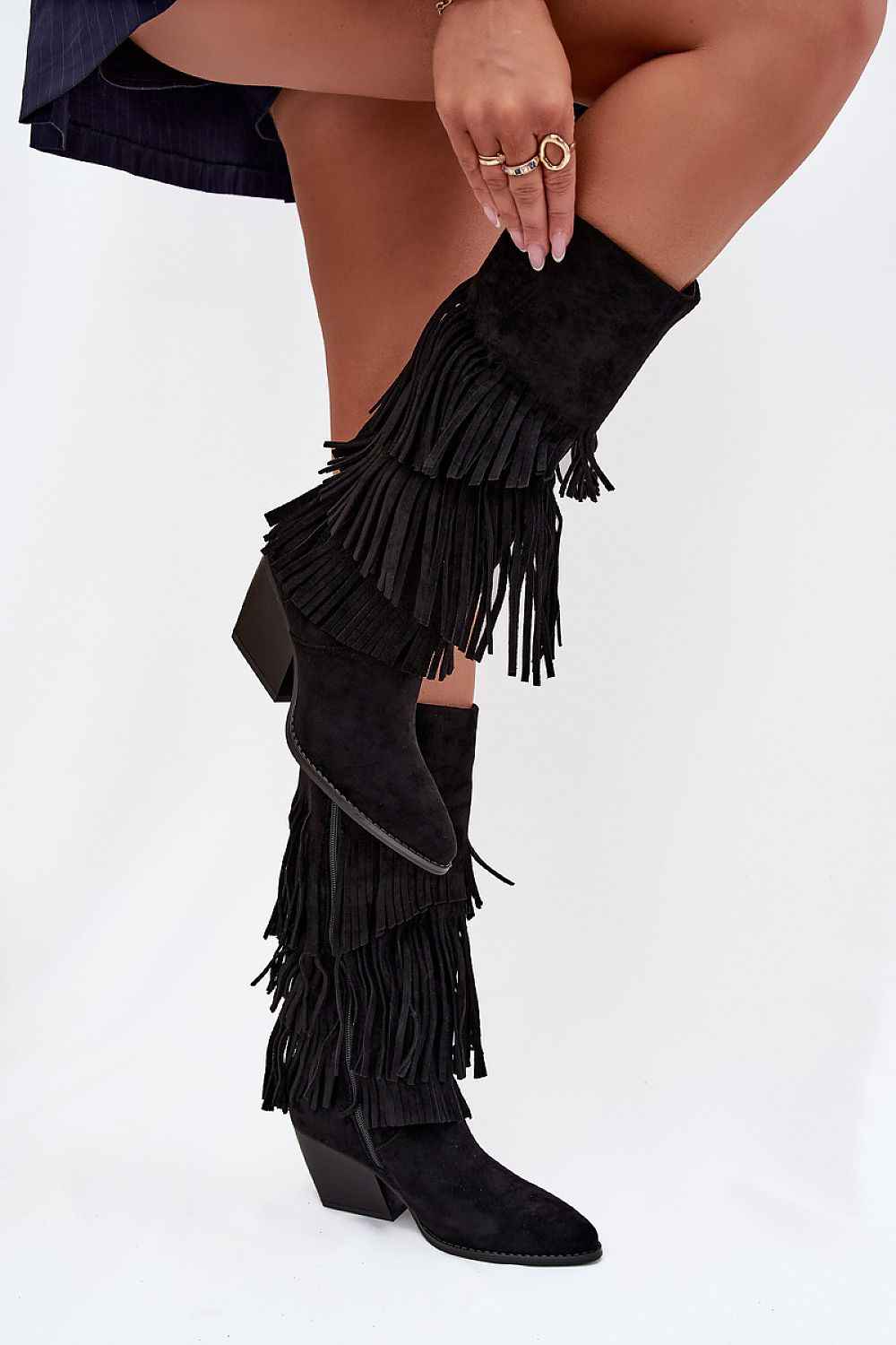 Heel boots model 217822