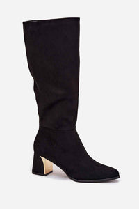 Heel boots model 217827