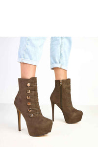 Heel boots model 217916