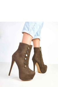 Heel boots model 217916