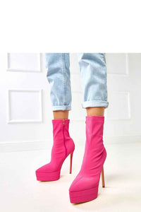 Heel boots model 217958