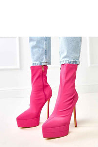 Heel boots model 217958