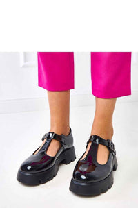 Heeled low shoes model 217959