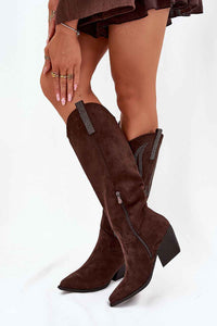 Heel boots model 218085