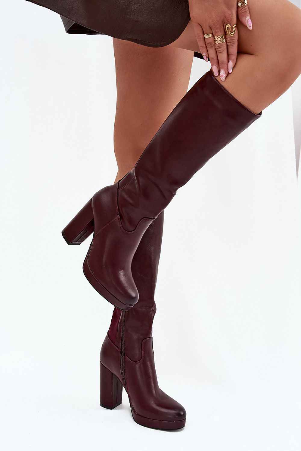 Heel boots model 218090