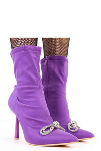 Heel boots model 218552