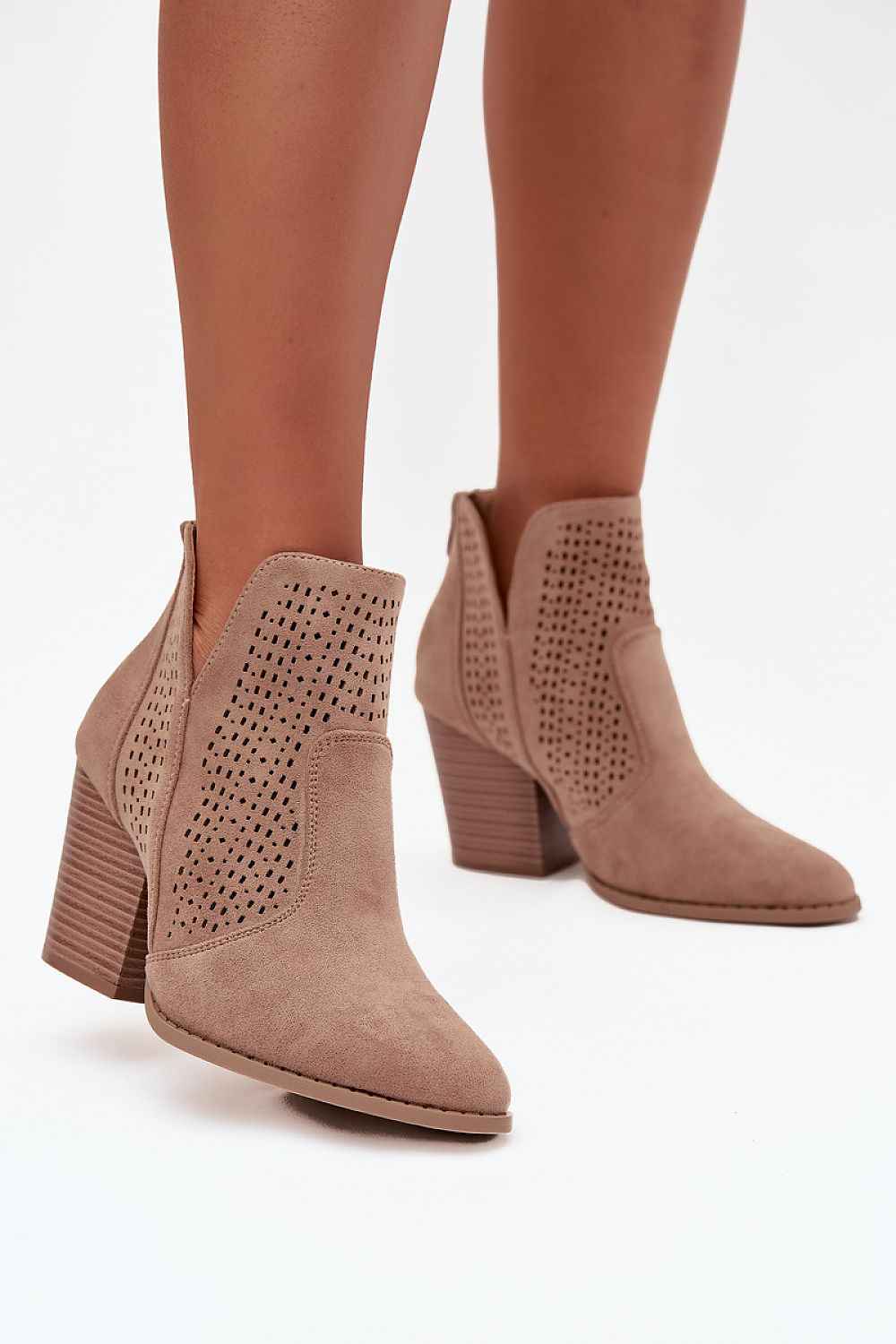 Heel boots model 218727