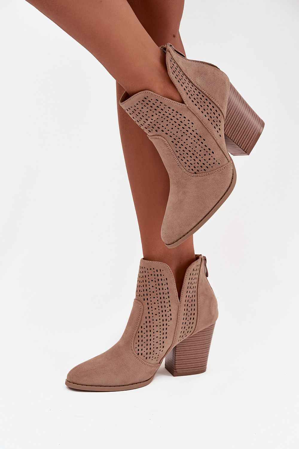 Heel boots model 218727