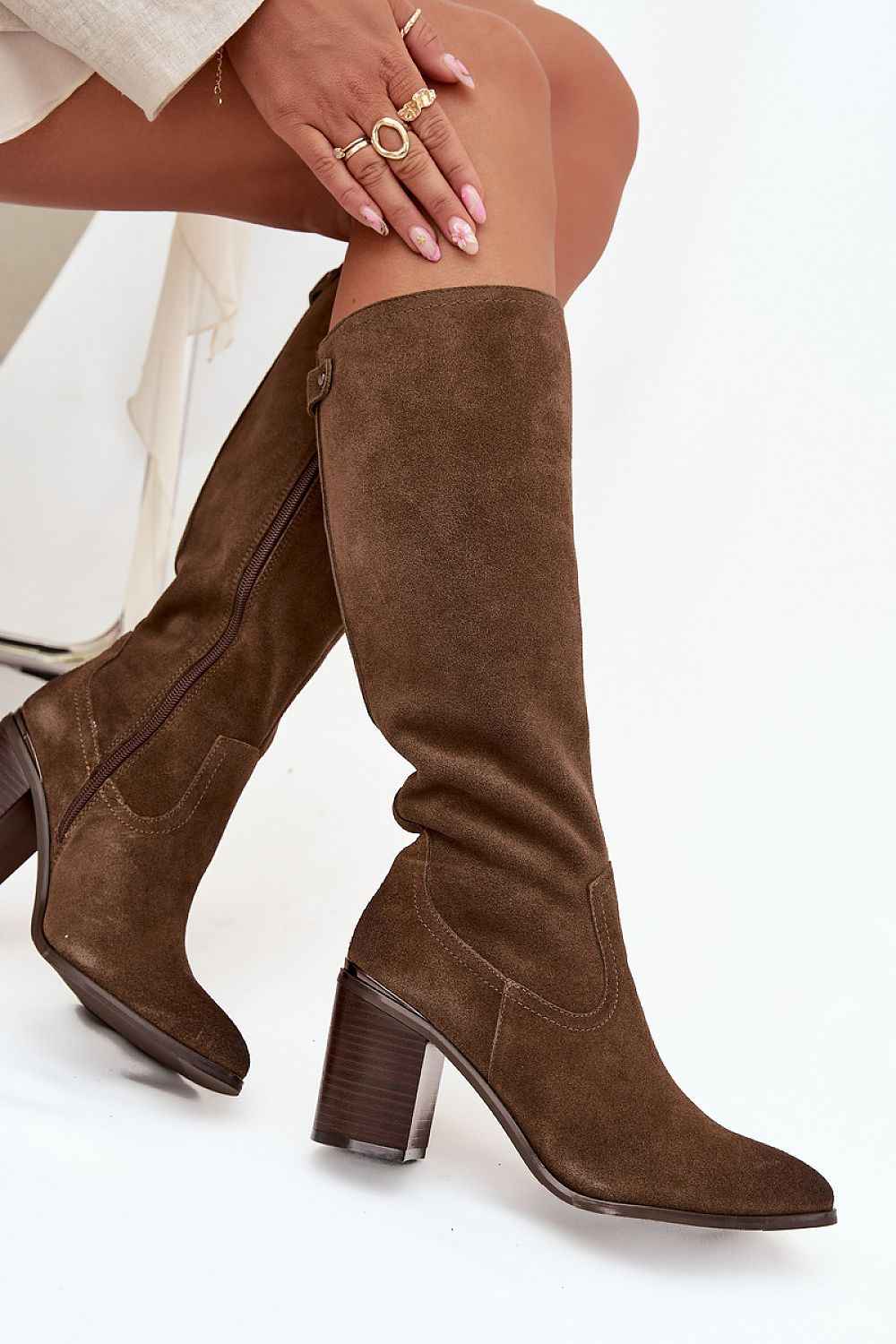 Heel boots model 218731