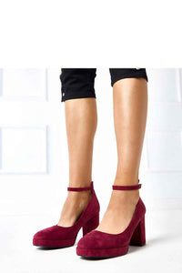 Block heel pumps model 218820