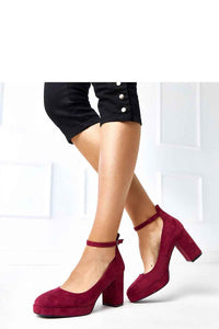 Block heel pumps model 218820