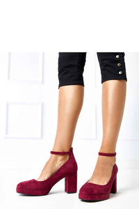 Block heel pumps model 218820
