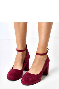 Block heel pumps model 218820