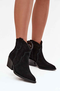 Heel boots model 219125