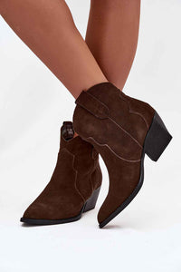Heel boots model 219128