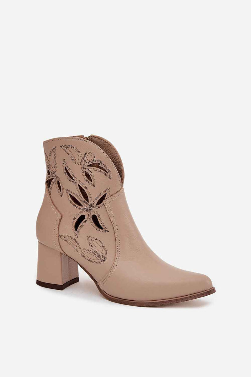 Heel boots model 219129