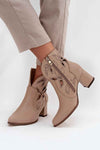 Heel boots model 219129