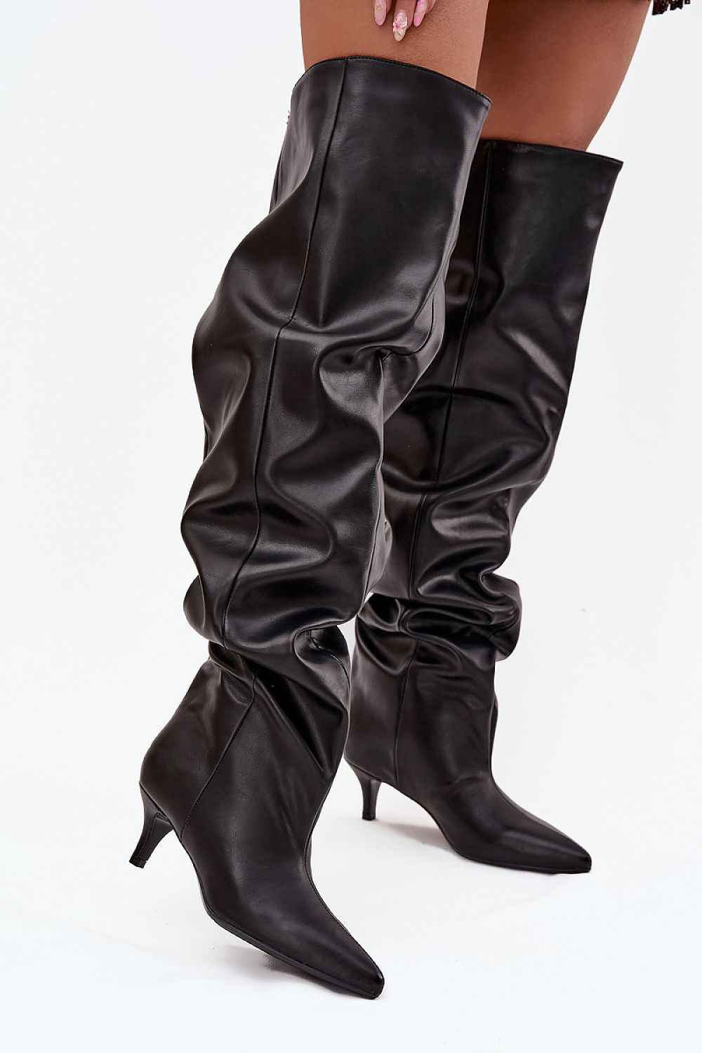 Heel boots model 219138