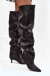 Heel boots model 219138