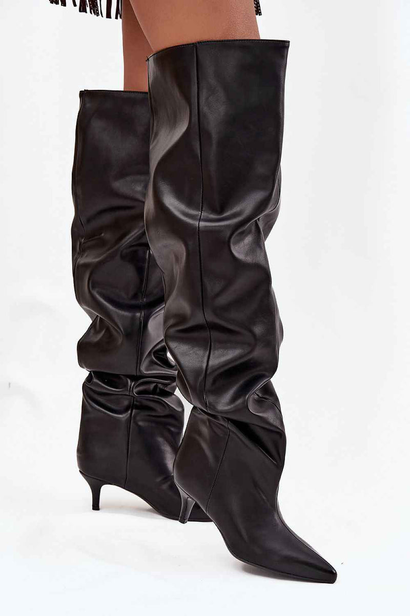 Heel boots model 219138