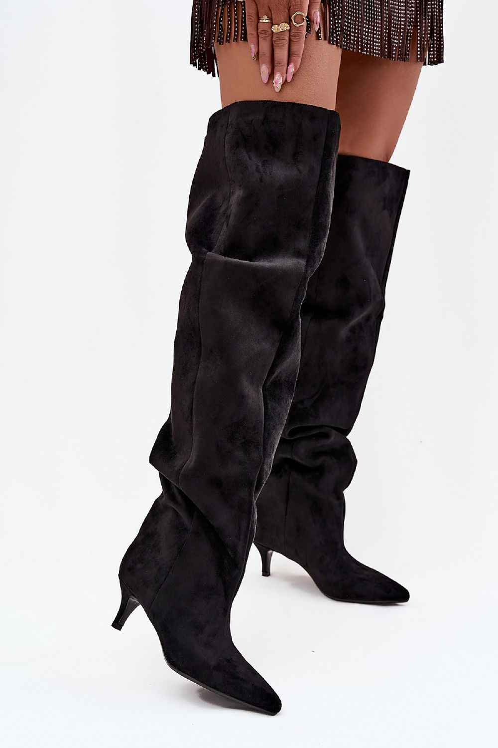 Heel boots model 219139