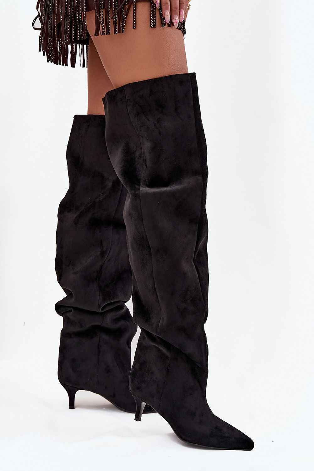 Heel boots model 219139