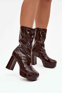 Heel boots model 219265