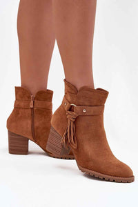Heel boots model 219242