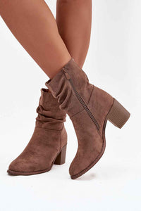 Heel boots model 219396
