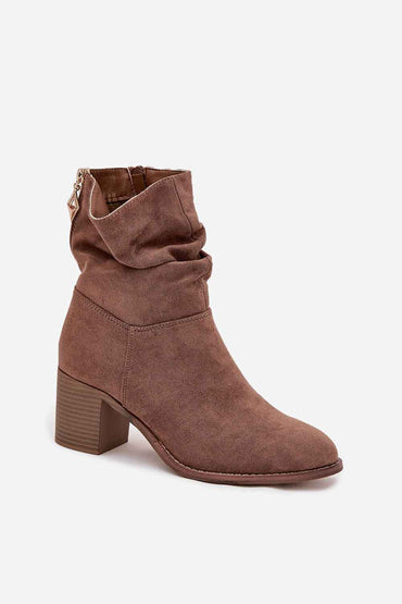Heel boots model 219396