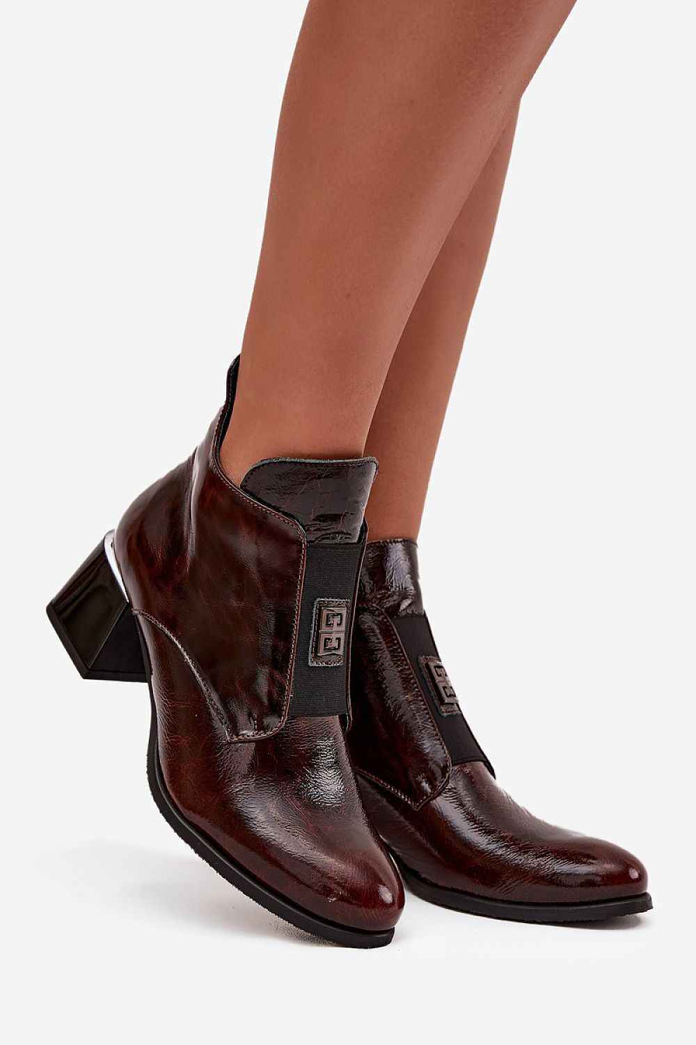 Heel boots model 219404
