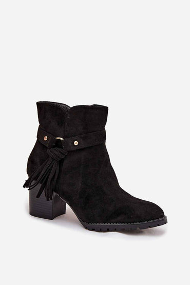 Heel boots model 219573