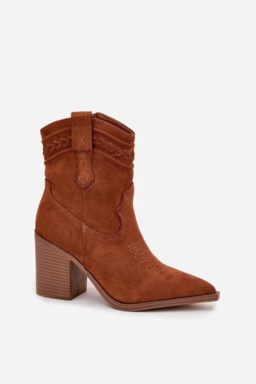 Heel boots model 219574