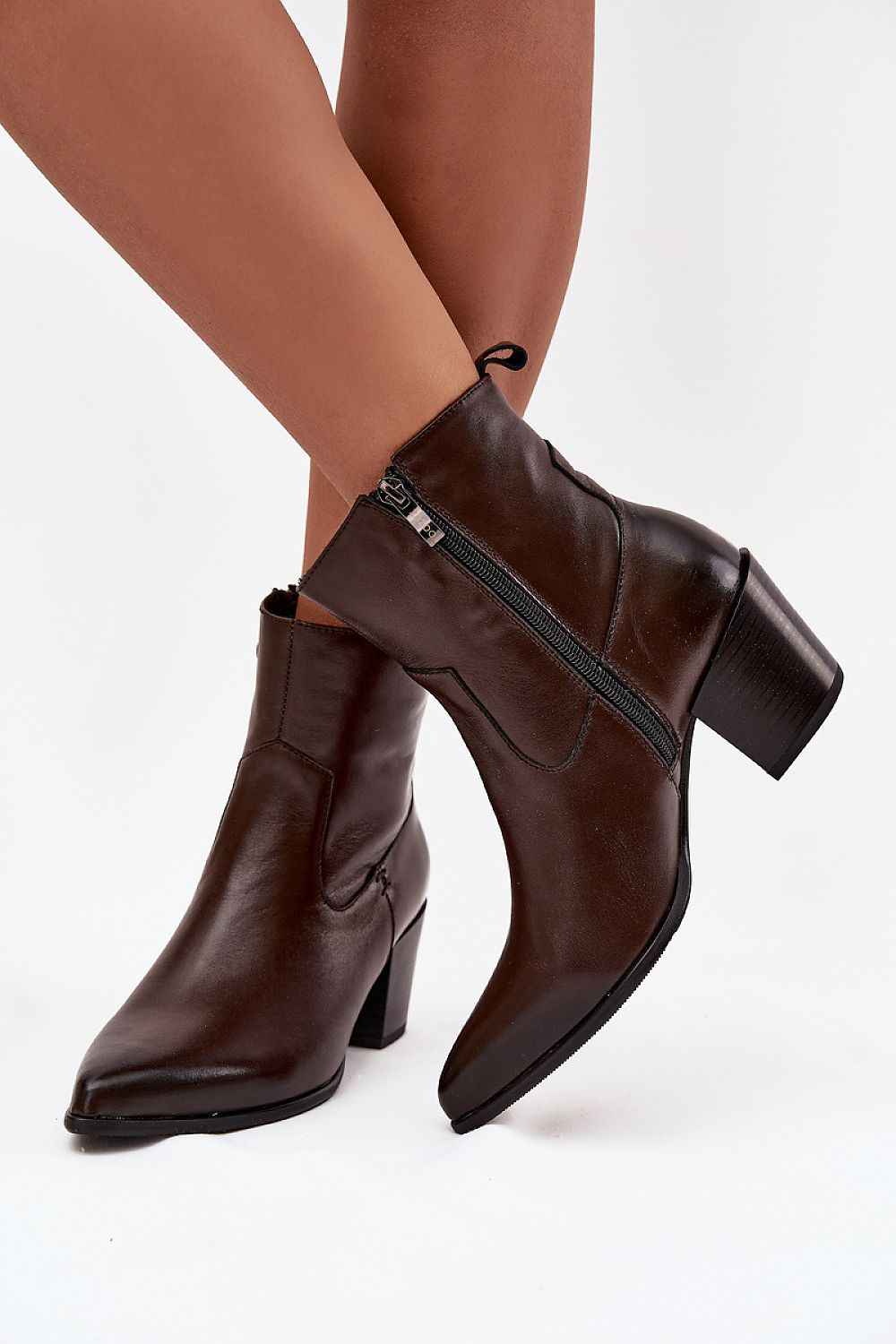 Heel boots model 219575