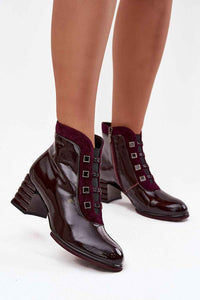 Heel boots model 219577
