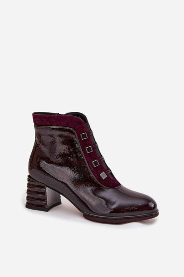 Heel boots model 219577