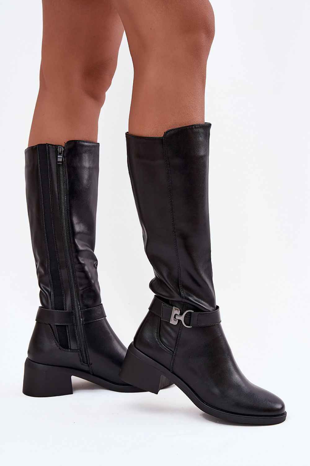 Heel boots model 219584