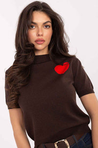 Short sleeve sweater model 219593