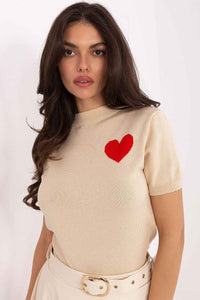 Short sleeve sweater model 219595