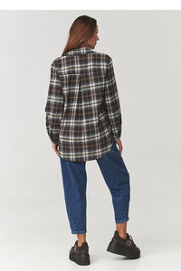  Long sleeve shirt model 219731 Makadamia 