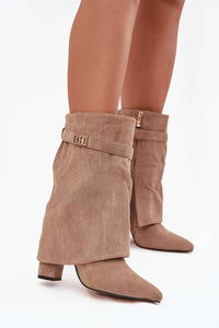 Heel boots model 219839