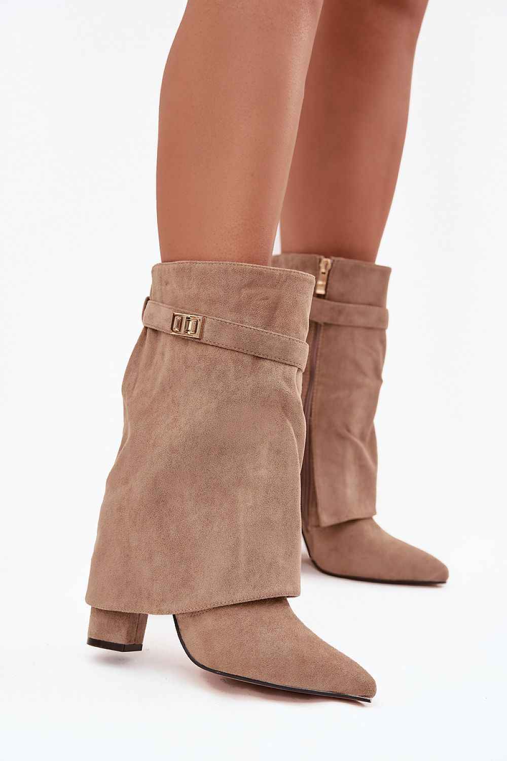 Heel boots model 219839