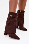 Heel boots model 219840