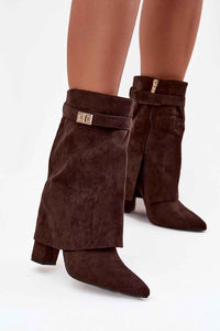 Heel boots model 219840