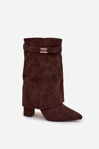 Heel boots model 219840