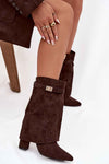 Heel boots model 219840